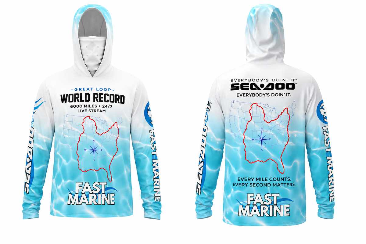 Limited Edition | Great Loop World Record Hooded Sun Shirt