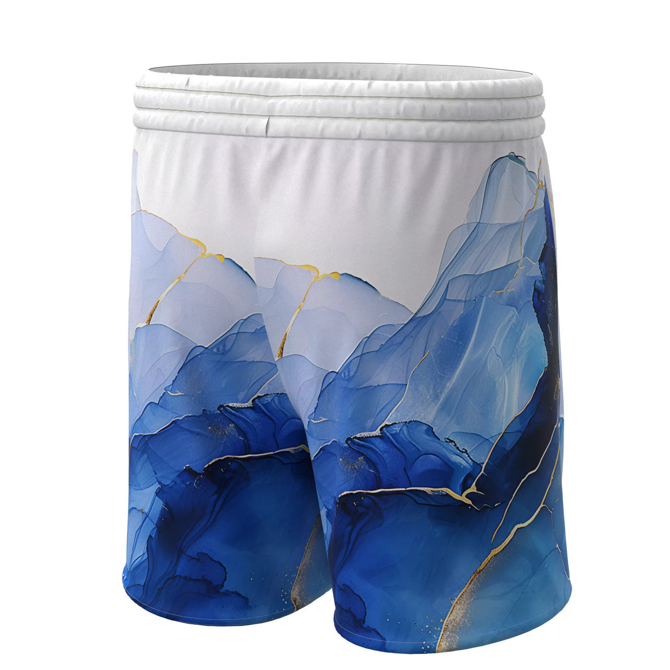 Fast Marine Ocean Marble Performance Shorts